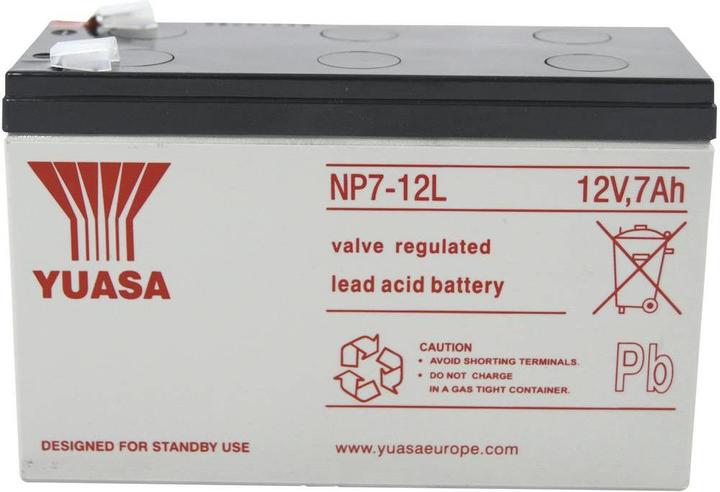 Image du produit Yuasa Batterie au plomb 12 V 7 Ah NP7-12 L YU (12 V, 7000 mAh)