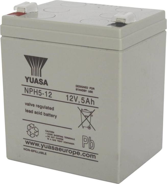 Image du produit Yuasa Batterie au plomb 12 V 5 Ah NPH 5-12 NP (12 V, 5000 mAh)