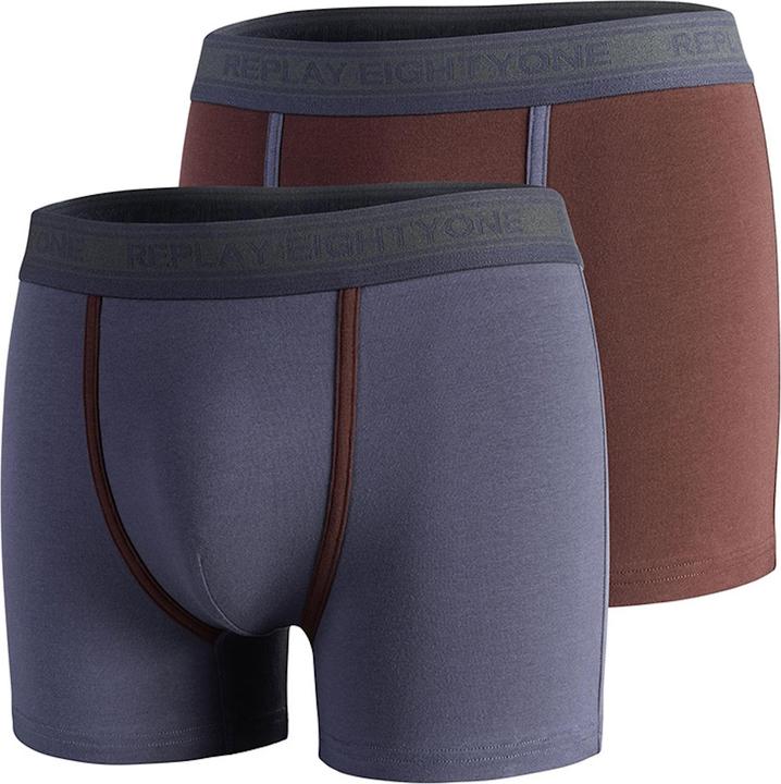 Replay Unterhose Trunks 2er Pack (M, 2er Pack)