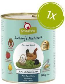 Image du produit Granatapet Lieblingsmahlzeit Huhn und Pastinaken (Adulte, 1 pcs, 800 g)