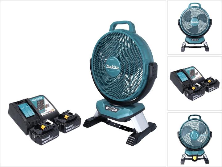 Produktbild Makita DCF 301 RT Akku Ventilator Lüfter 18 V 33 cm + 2x Akku 5,0 Ah + Ladegerät
