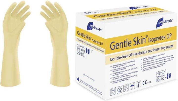 Actual product image Meditrade Gentle Skin® Isopretex® surgical glove made of polyisoprene, sterile, powder-free, size 8 (8)
