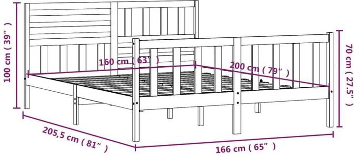 Produktbild VidaXL Neils (160 x 200 cm)
