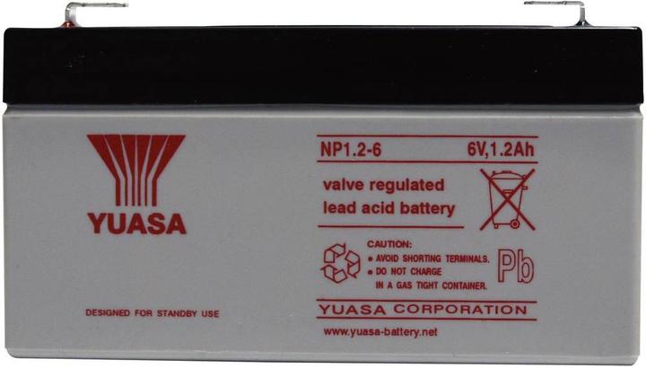 Produktbild Yuasa Bleiakku 6 V 1.2 Ah NP1.2-6 NP (6 V, 1200 mAh)