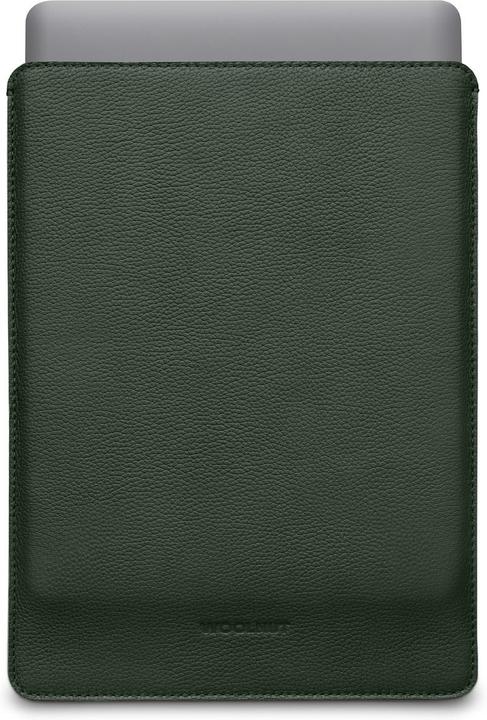 Woolnut Leather Sleeve -suojatasku 13" MacBook Pro & Air, vihreä (13")