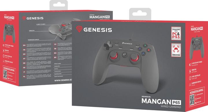 Actual product image Genesis P65 USB 2.0 Gamepad Analog (PC, PS3)