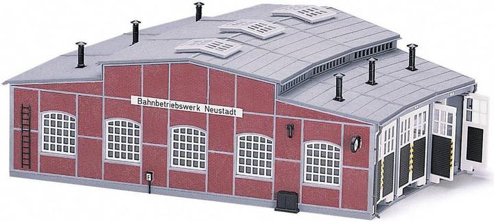 Produktbild Fleischmann 6476 H0 Ringlokschuppen-Bausat