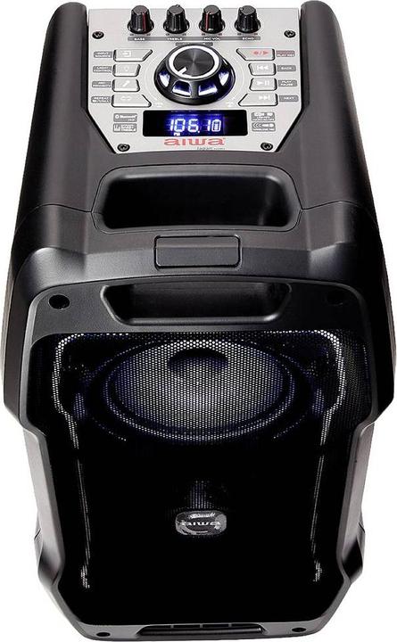 Actual product image Aiwa KBTUS-400 speaker black (6 h, Rechargeable battery operated)