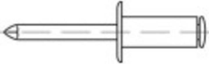 Immagine prodotto Toolcraft Rivetti ciechi aperti (Ø x L) 5 mm