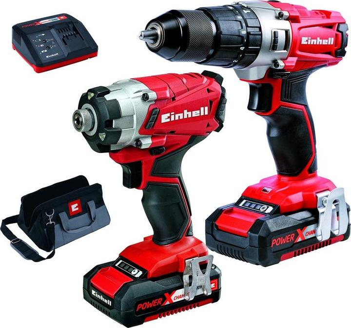 Einhell Kit d'outils électriques 18V (Fonctionnement sur batterie)