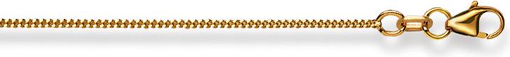 Actual product image Natsumi Schmuck Necklace yellow gold 18K/750 tank 1.2mm 40 cm (750/18 K Yellow gold, 40 cm)