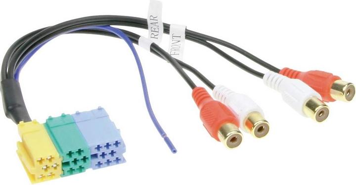 Actual product image ACV Preamplifier adapter Mini ISO Cinch
