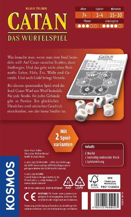 Produktbild Kosmos Die Siedler von Catan (Deutsch)