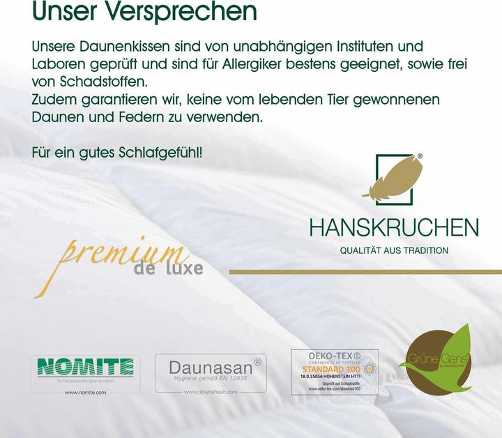 Produktbild Hanskruchen Premium de Luxe (90 x 60 cm)