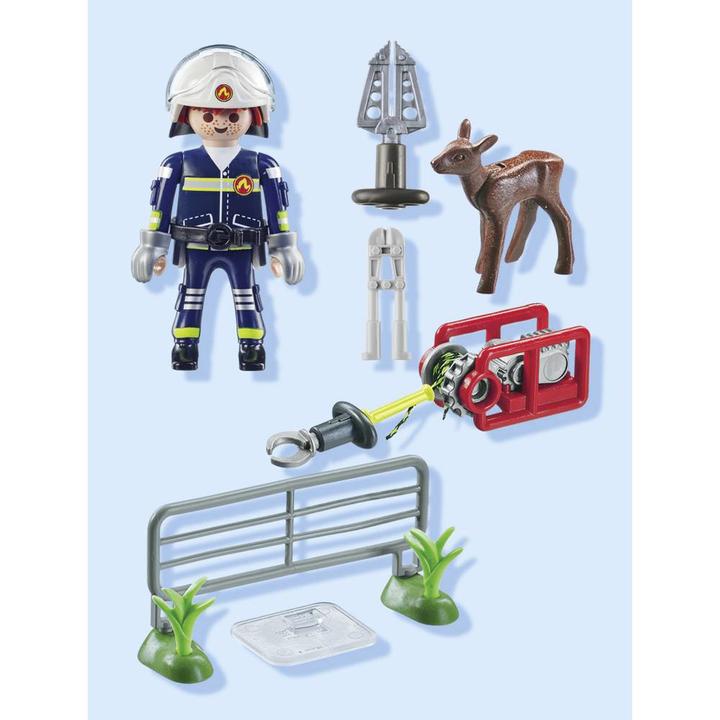 Actual product image Playmobil Fire Brigade Animal Rescue (71467, Playmobil Action Heroes)