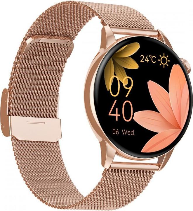 Actual product image Maxcom FW58 Vanad Pro (1.3") AMOLED Gold (46 mm)