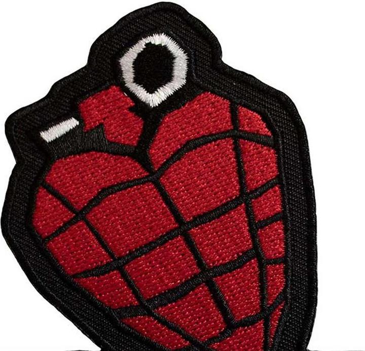 Produktbild Green Day Granate Aufnäher zum Aufbügeln gewebter Stoff Logo (1 x)