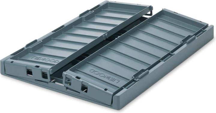 Actual product image Liewood Folding Storage Boxes Weston L Whale Blue (50 x 36 x 19.5 cm, 20 l)