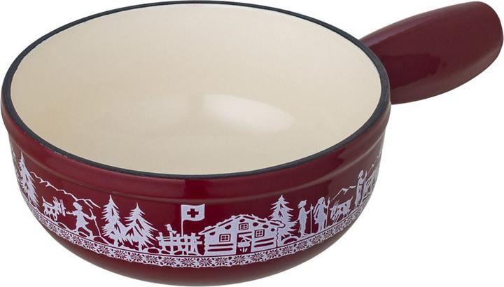 Kuhn Rikon Caquelon Induktion Gusseisen rot Alpweide Mini Ø 17 cm (1.30 l)