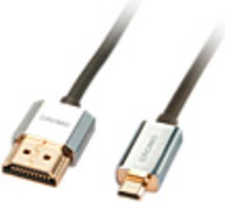 Actual product image Lindy micro HDMI (Typ D) — HDMI (Typ A) (1 m, HDMI)