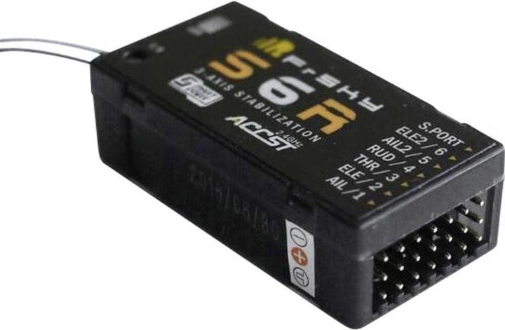 Produktbild FrSky 6-Kanal Empfänger S6R Gyro 2,4