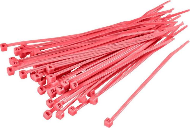 Produktbild Tru Components Kabelbinder 155 mm Rot 1593698 (Kunststoffkabelbinder, 155 mm, 100 Stk.)