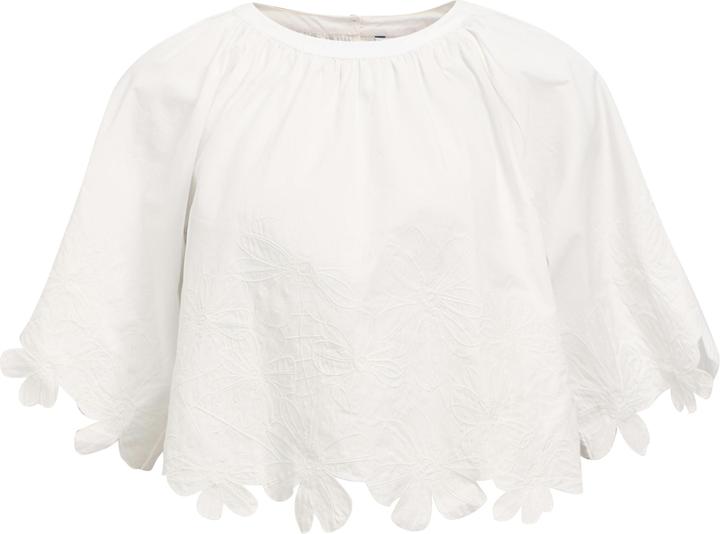 Object Stickerei Crop Top