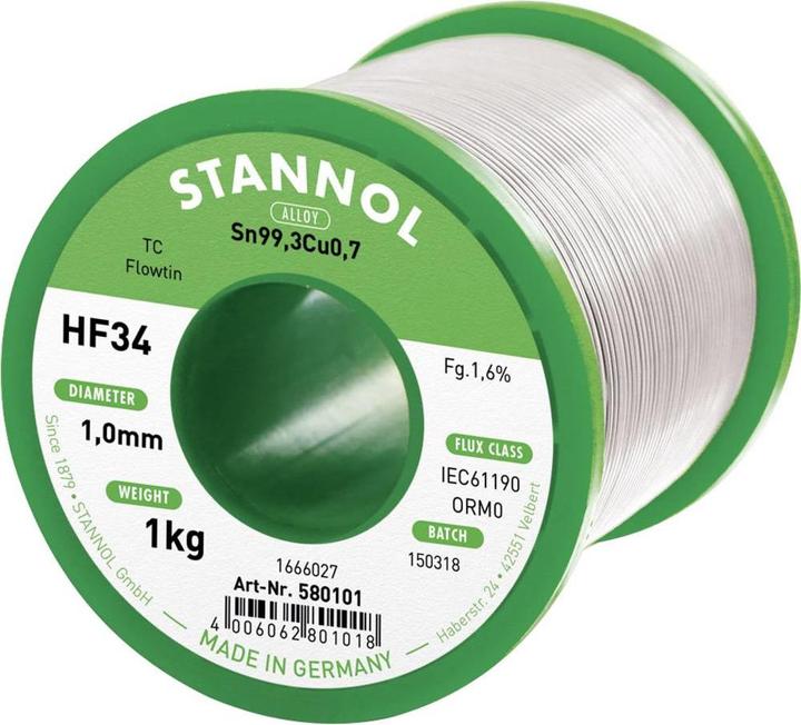 Produktbild Stannol Lötzinn, bleifrei Spule, bleif (Lötzinn)