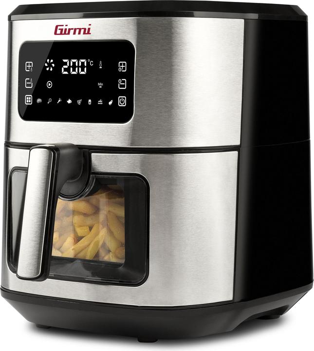 Image du produit Girmi FG8800 Friteuse Simple 6.5 L Indépendante 1700 W Friteuse à Air Chaud Noir, Acier i