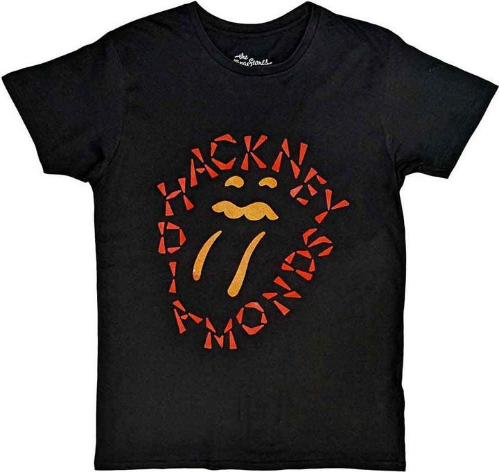 Immagine prodotto The Rolling Stones T Shirt Hackney Diamonds Negative Tongue Official Nero L (L)