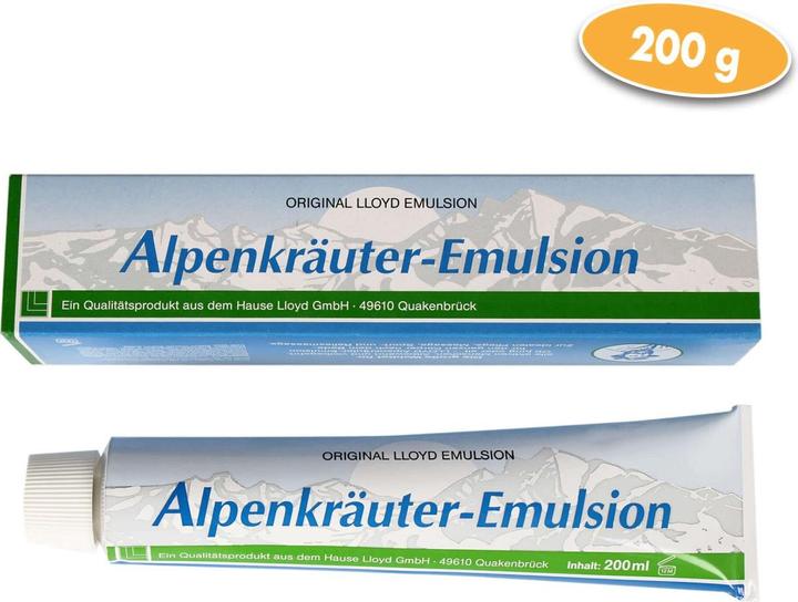 Actual product image Axisis Original Lloyd Alpine Herbal Emulsion, 200 ml Cream (1 x, 200 ml)