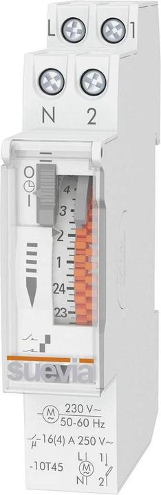 Image du produit Suevia Horloge programmable pour rail DIN B
