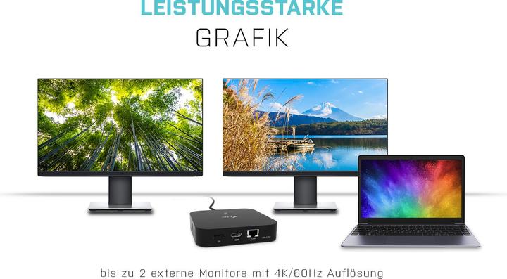 Immagine prodotto i-tec Docking station USB-C HDMI DP (USB-C, 3 Porti)