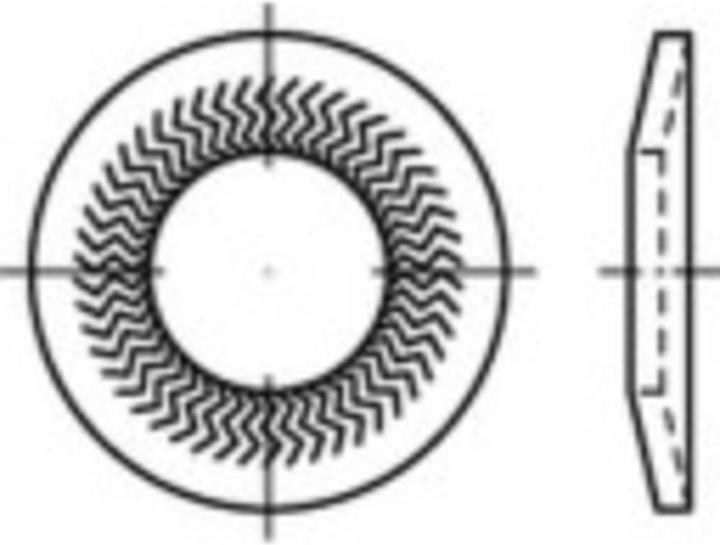 Actual product image Locking washers Inner diameter