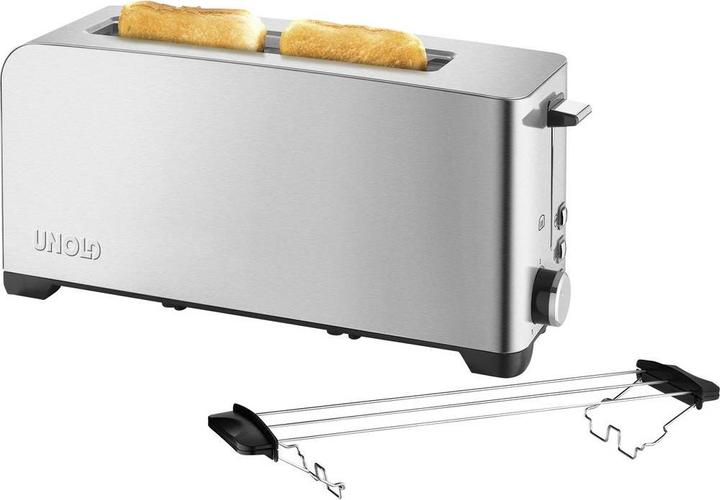 Unold Langschlitztoaster mit Brötche
