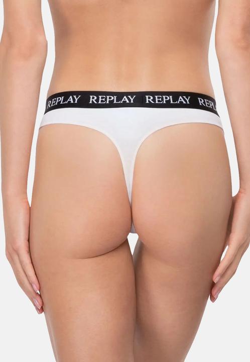 Actual product image Replay Women's pants with logo waistband 2-pack (L, pack of 2)