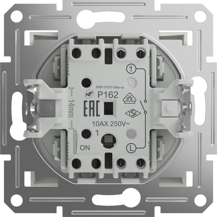 Produktbild APC Schneider Electric Ein-/Ausschalter Asfora Weiss (RAL 9003) EPH0170121D