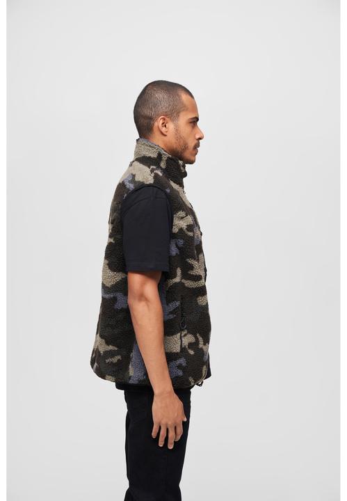 Image du produit Brandit Gilet en polaire Teddy Taille S Couleur camouflage foncé (S)