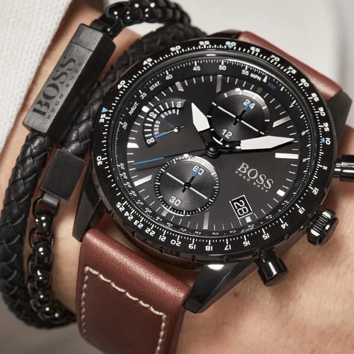 Actual product image BOSS Pilot Chrono (Chronograph, 44 mm)