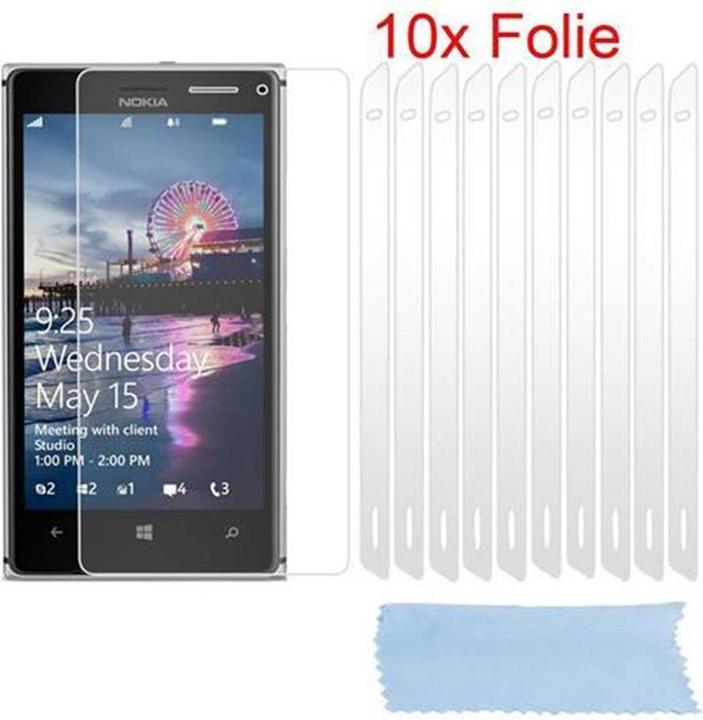 Actual product image Cadorabo 10x protective film (1 Piece, Nokia Lumia 925)