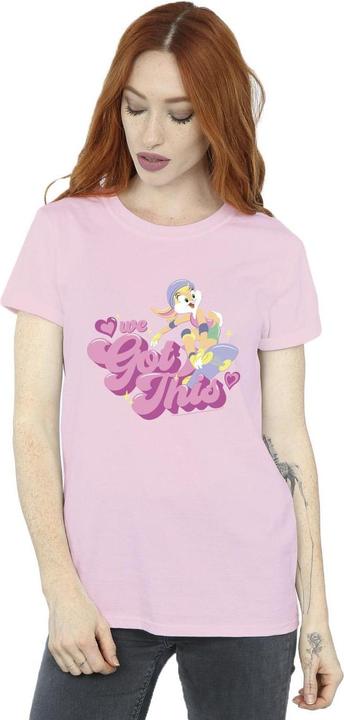 Actual product image Looney Tunes Womens/Ladies Lola We Got This Skate Cotton Boyfriend T-Shirt (XL)