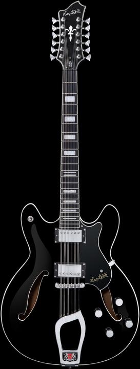 Produktbild Hagstrom E-Gitarre, Viking DLX, Black Gloss, 12-Saiter (E-Gitarre)