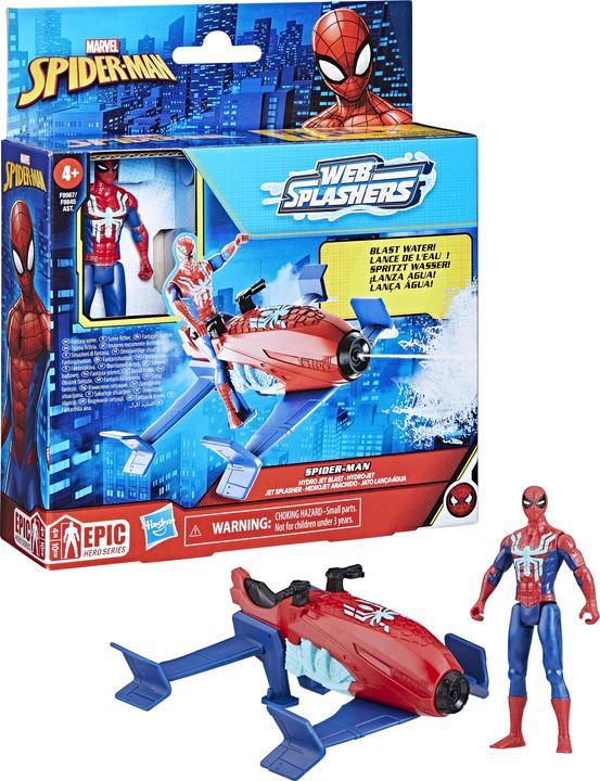 Image du produit Hasbro Spiderman Web Splashers Véhicule Spider-Man Jet Splasher