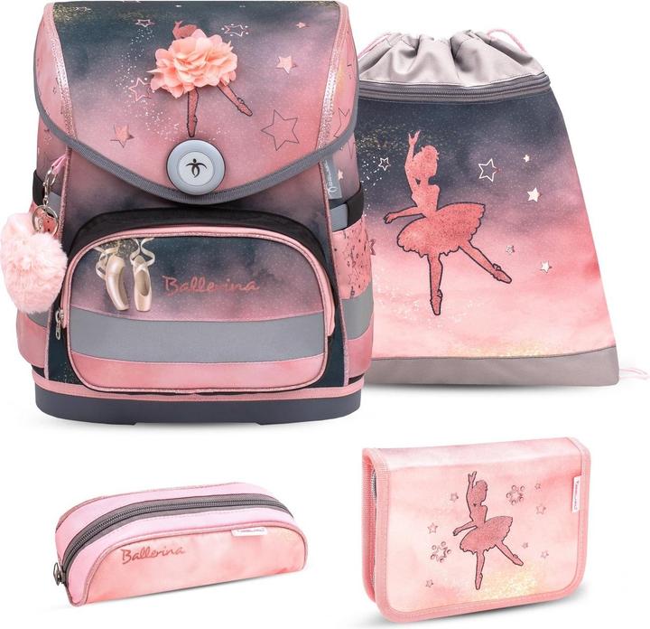 Produktbild Belmil COMPACT Schulrucksack-Set Ballerina (19 l)
