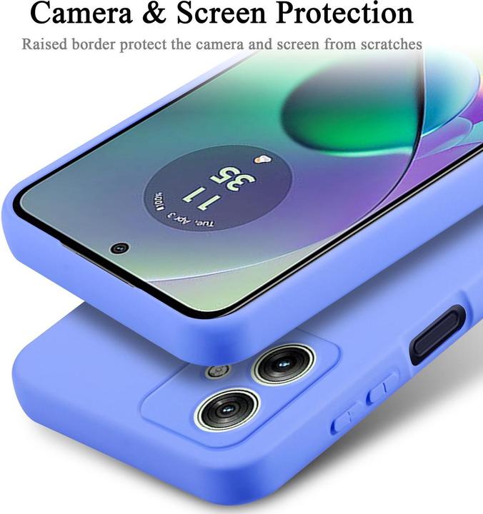 Image du produit Cadorabo Housse pour Motorola Moto G54 TPU avec protection liquide en silicone (Motorola Moto G54)