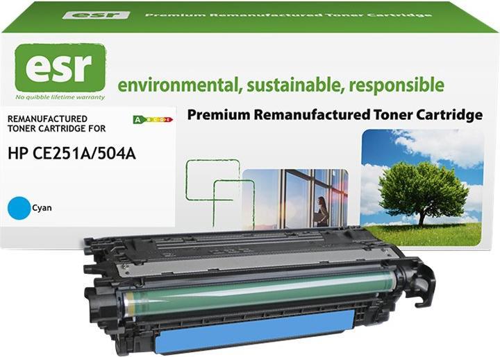 Image du produit ESR Cartouche de toner remanufacturée compatible avec CE251A/Canon 2643B002 (C)