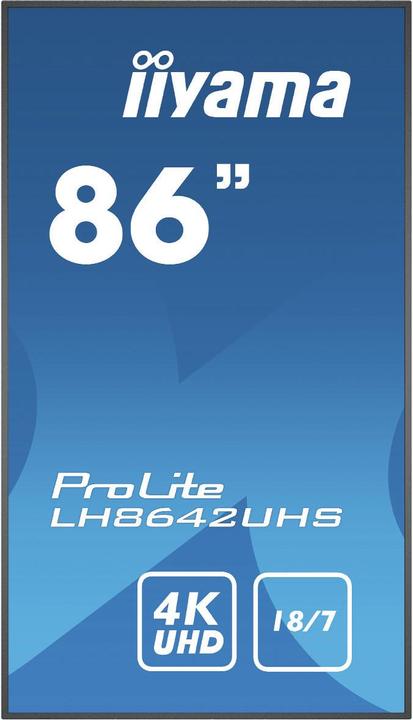 Produktbild iiyama LH8642UHS-B3 (3840 x 2160 Pixel, 85.70")