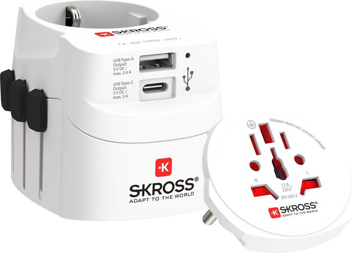 Image du produit Skross Pro Light USB (AC) - Monde
