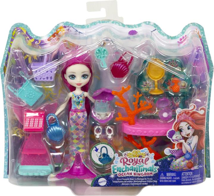 Produktbild Enchantimals Meerjungfrauen-Schätze Shop inkl. Milagra Mermaid Puppe