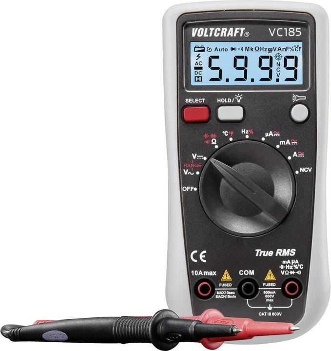 Voltcraft Digital-Multimeter TRMS (CAT III 600V)